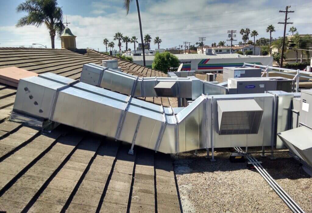 Pacific Beach: Custom Rooftop Installation & Ductwork Design